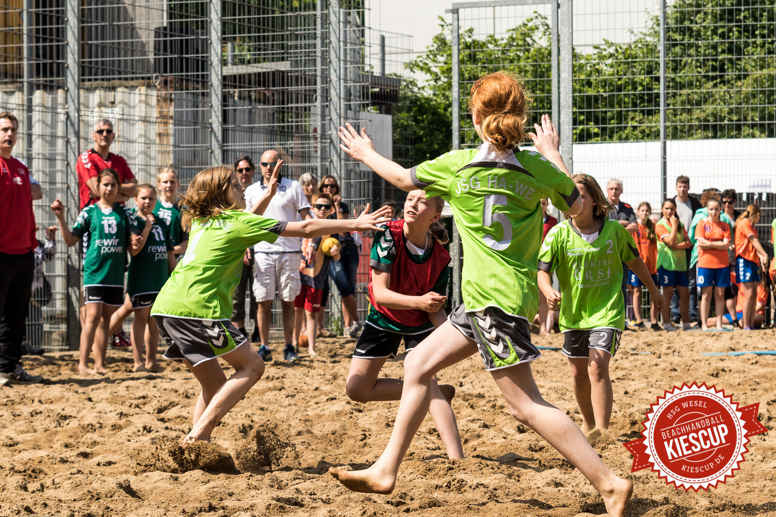 Beachhandball Jugend-Turnier Wesel Kiescup 2015 / Samstag