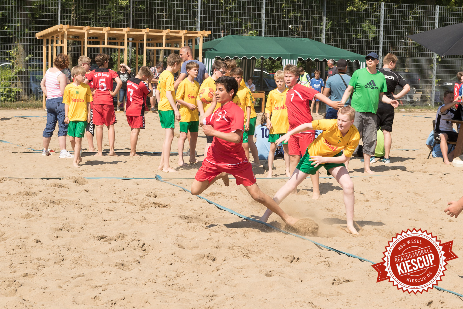 Beachhandball Jugend-Turnier Wesel Kiescup 2015 / Samstag