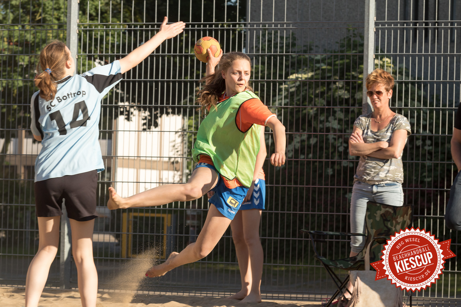 Beachhandball Jugend-Turnier Wesel Kiescup 2015 / Samstag