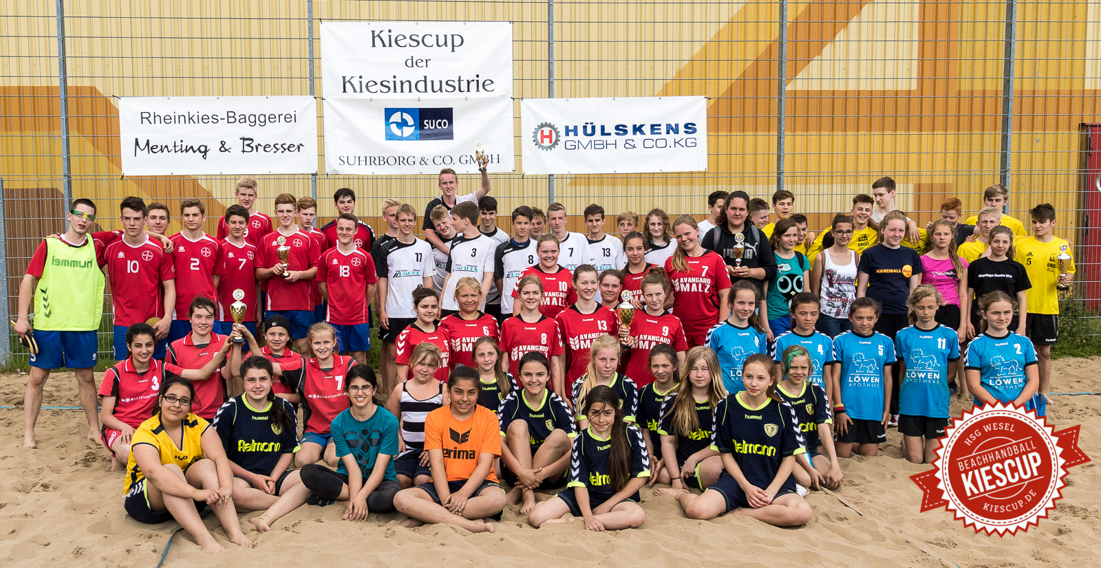 Beachhandball Jugend-Turnier Wesel Kiescup 2015 / Sonntag
