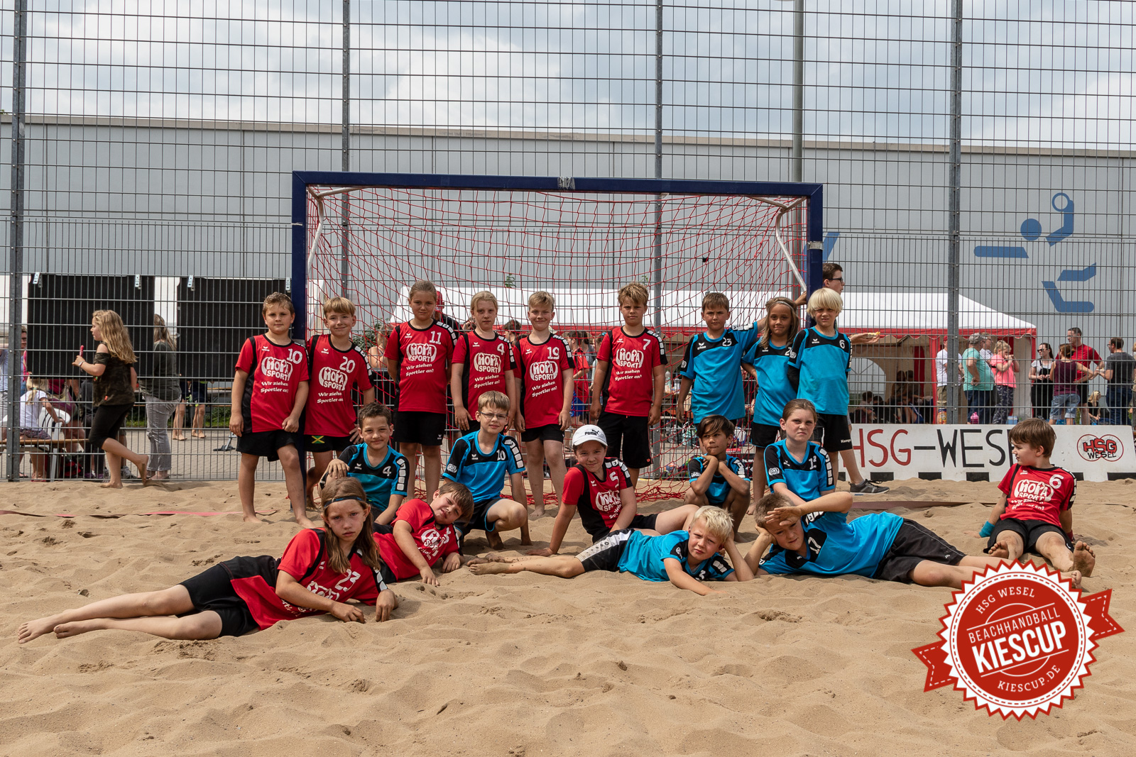 HSG Wesel - Beachhandball Samstag 12. Kiescup 2018