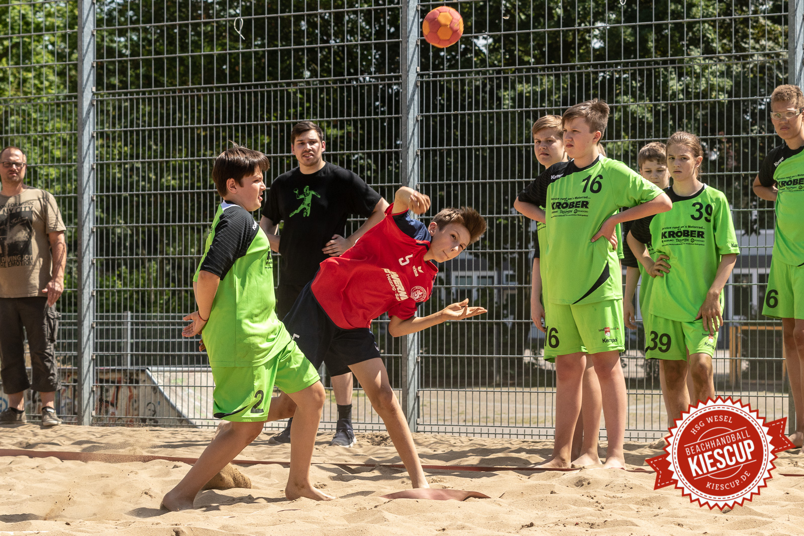 HSG Wesel - Beachhandball Samstag 12. Kiescup 2018