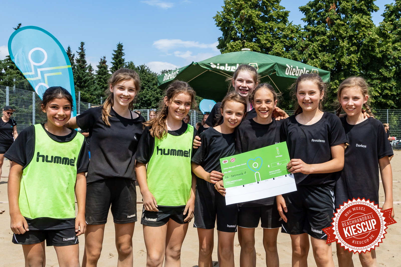 HSG Wesel - Beachhandball Samstag 13. Kiescup 2019