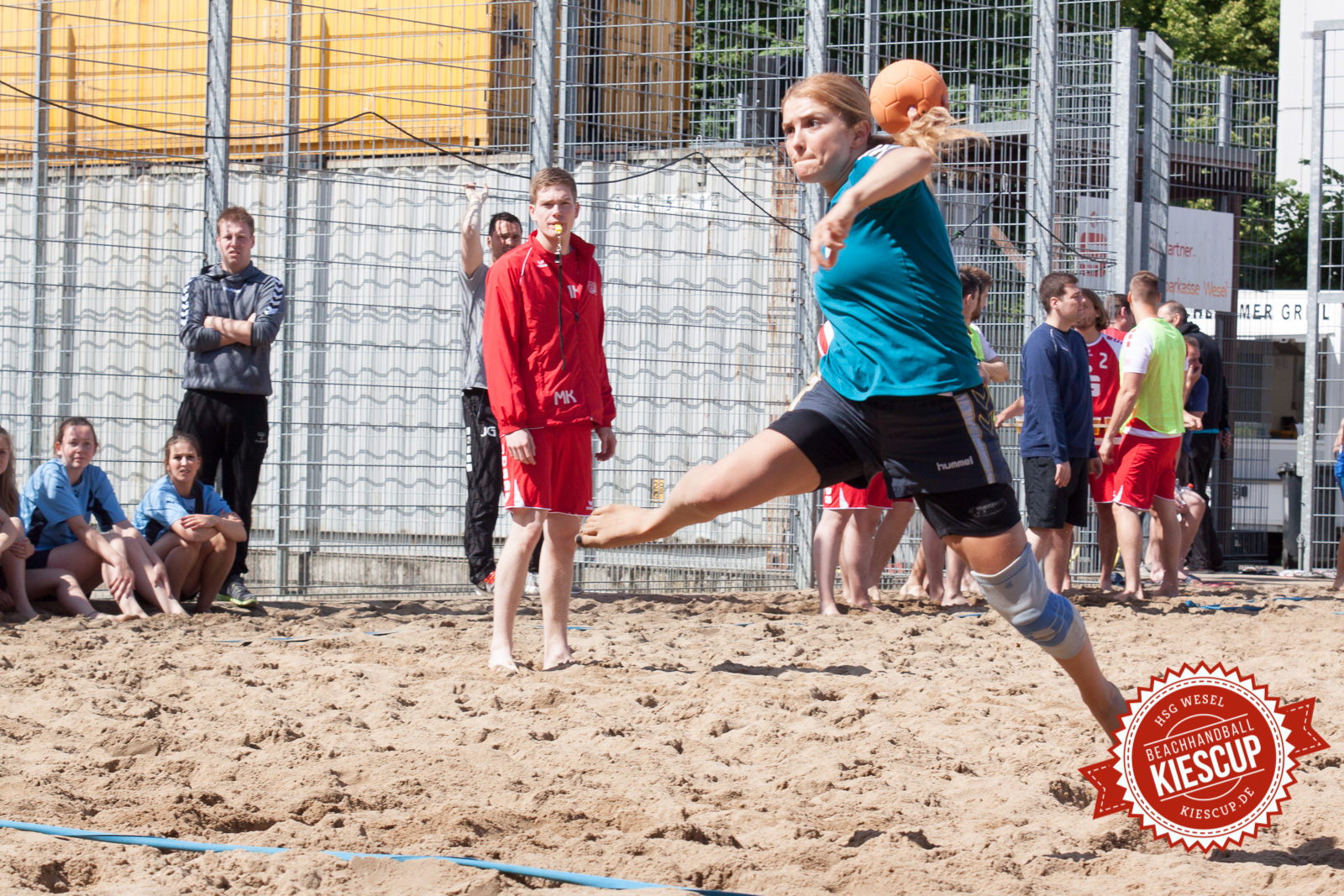 Beachhandball Senioren-Turnier Wesel Kiescup 2014