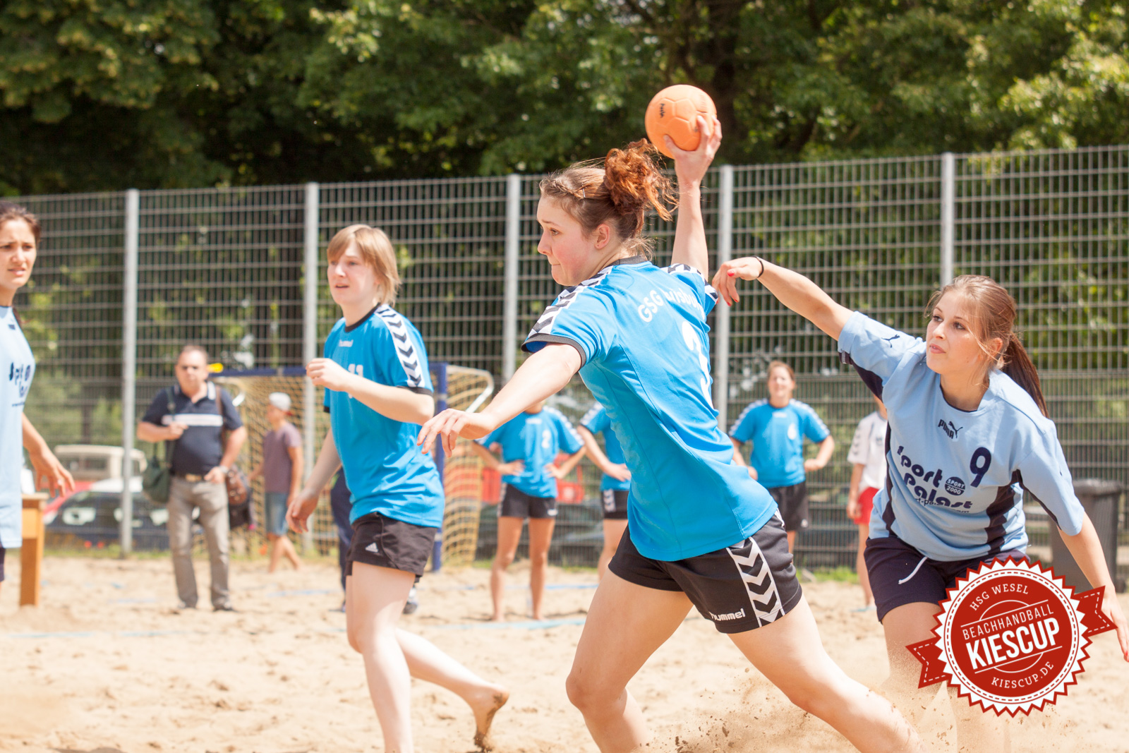 Beachhandball Senioren-Turnier Wesel Kiescup 2014