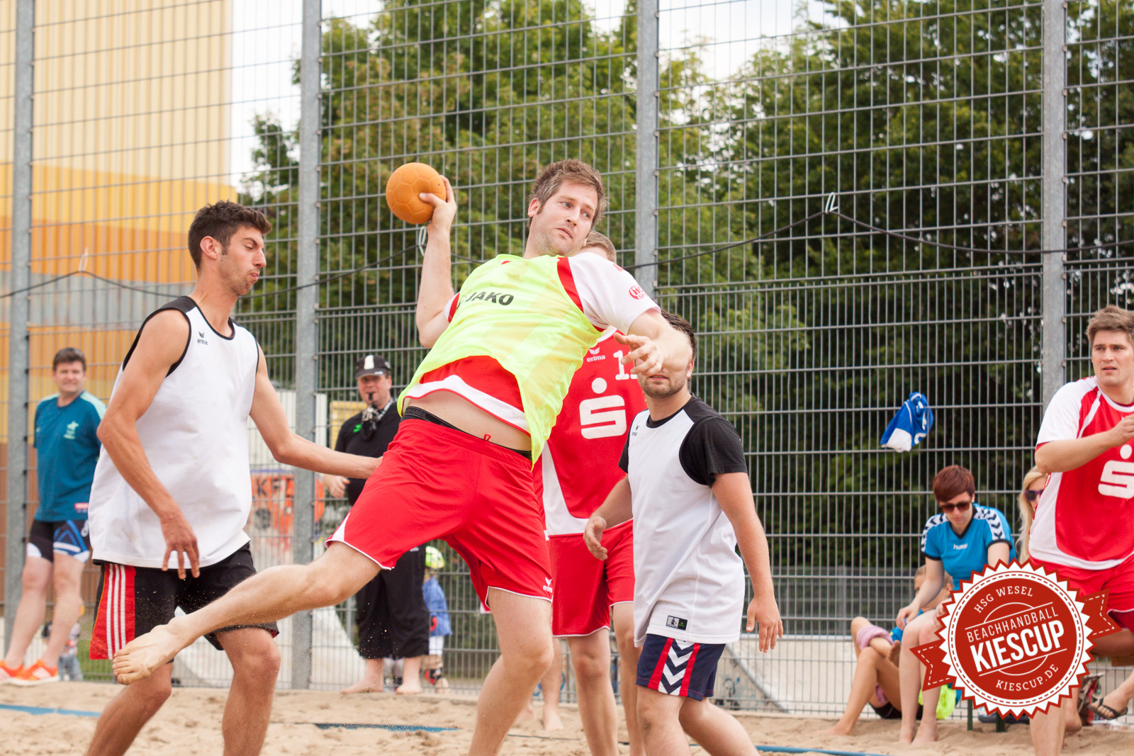 Beachhandball Senioren-Turnier Wesel Kiescup 2014