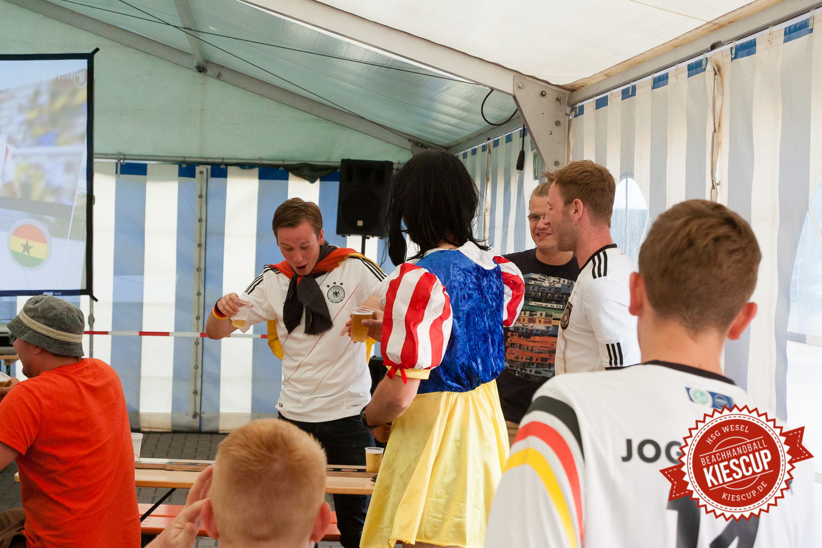 Beachhandball Senioren-Turnier Wesel Kiescup 2014