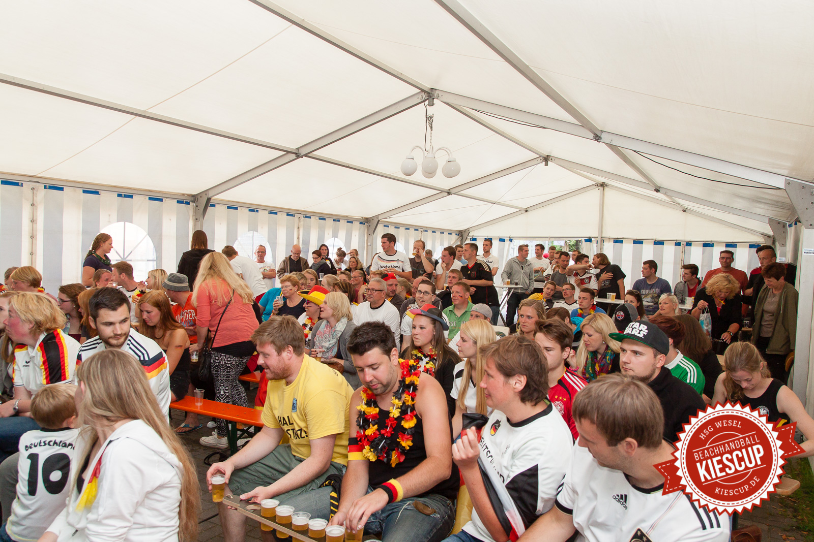 Beachhandball Senioren-Turnier Wesel Kiescup 2014