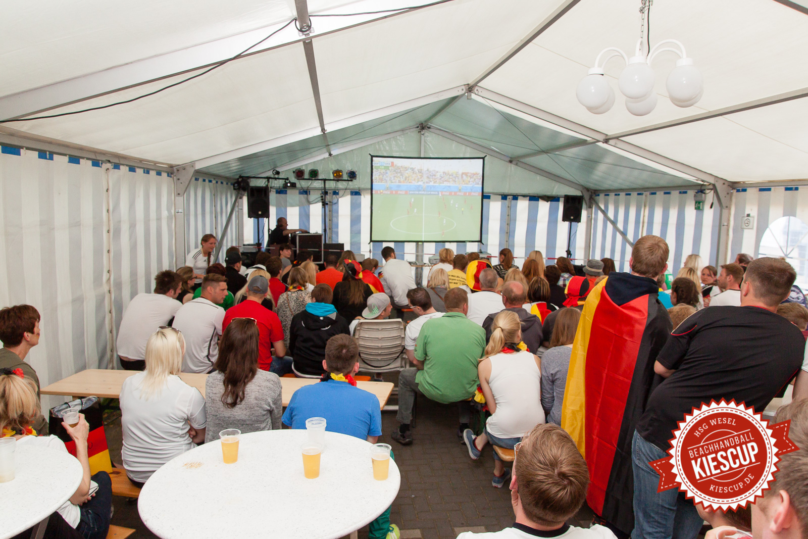 Beachhandball Senioren-Turnier Wesel Kiescup 2014