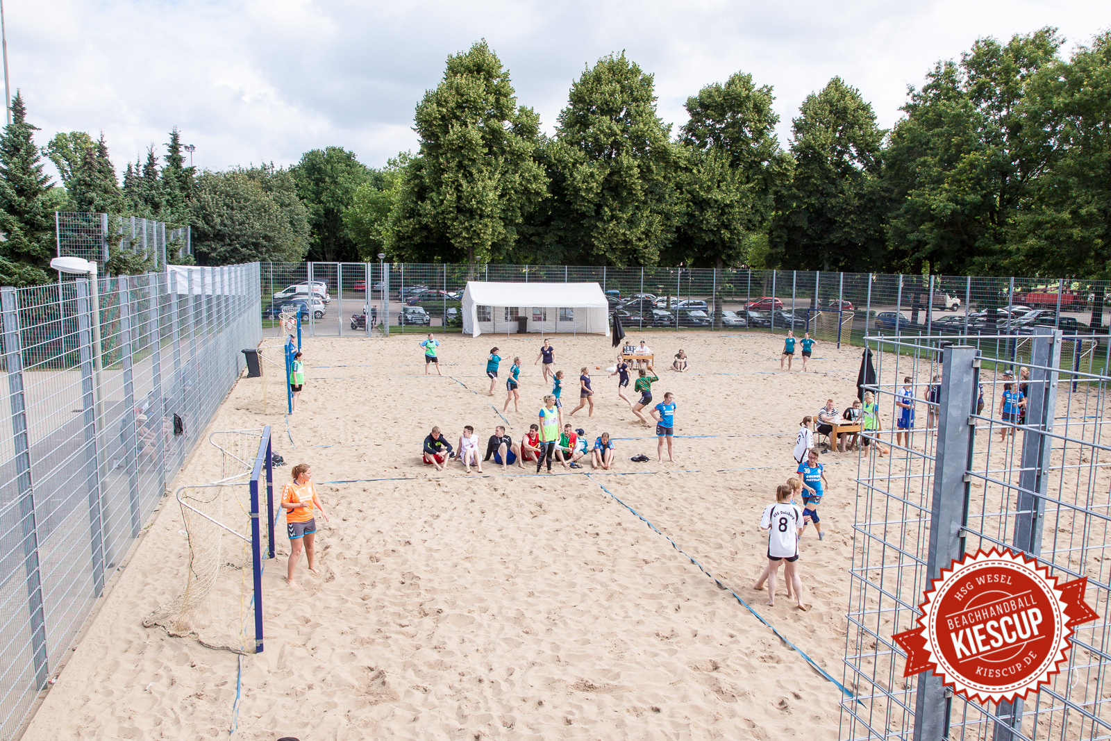 Beachhandball Senioren-Turnier Wesel Kiescup 2014