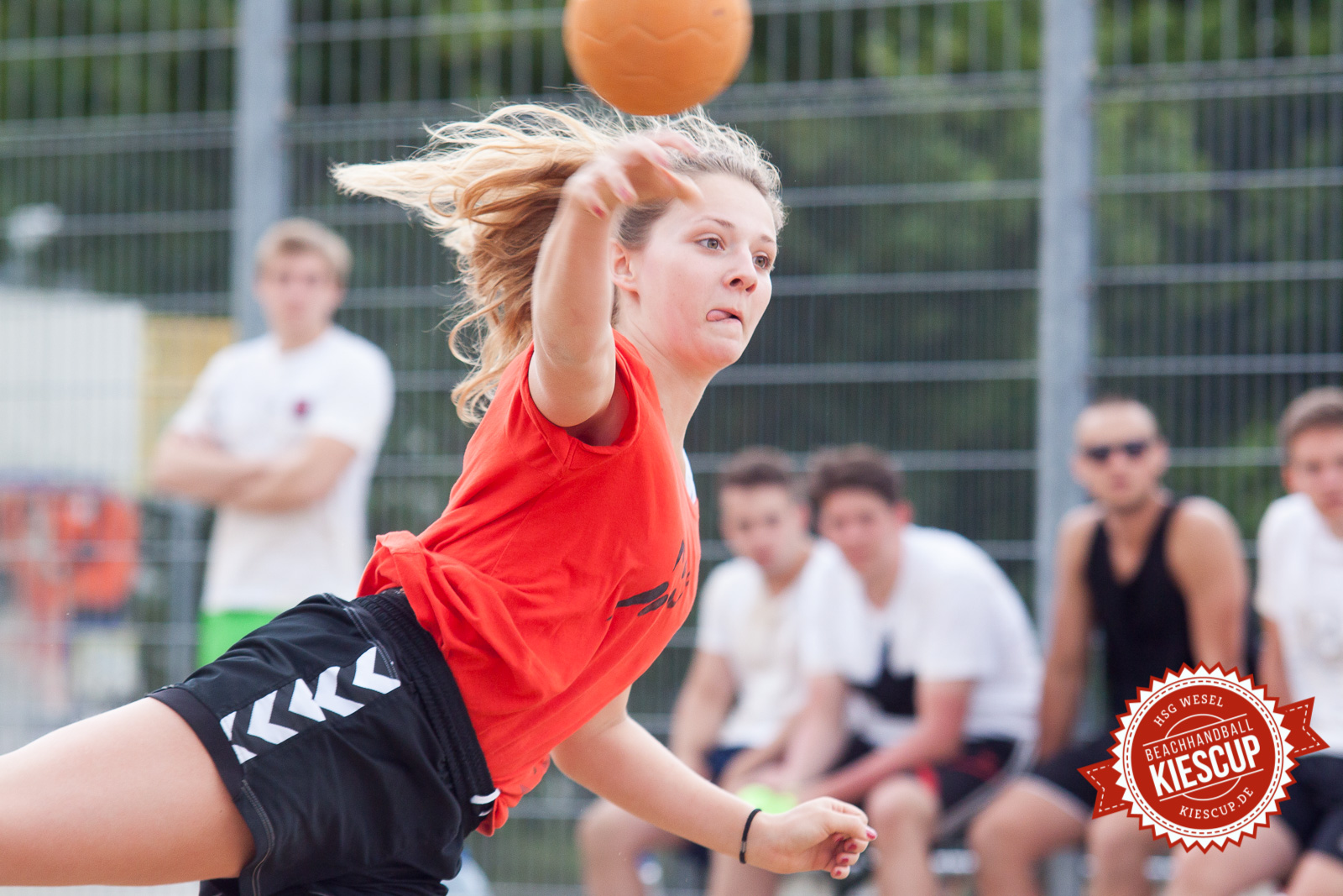 Beachhandball Senioren-Turnier Wesel Kiescup 2014